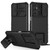 Samsung Galaxy A15 5G Stereoscopic Holder Sliding Camshield Phone Case - Black