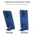 Samsung Galaxy A15 5G Stereoscopic Holder Sliding Camshield Phone Case - Blue