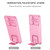 Samsung Galaxy A15 5G Stereoscopic Holder Sliding Camshield Phone Case - Pink