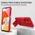 Samsung Galaxy A15 5G Stereoscopic Holder Sliding Camshield Phone Case - Red