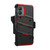 ZIZO BOLT Bundle Moto G Power 5G (2024) Case with Tempered Glass - Black / Red