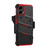 ZIZO BOLT Bundle Moto G 5G (2024) Case with TempeBlack / Red Glass - Black / Red