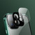 Fusion360 iPhone 12 Four-corner Shockproof Anti-peeping Magnetic Metal Frame Double-sided Tempered Glass Case - Dark Green
