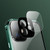 Fusion360 iPhone 12 Pro Four-corner Shockproof Anti-peeping Magnetic Metal Frame Double-sided Tempered Glass Case - Dark Green