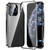 Fusion360 iPhone 11 Pro Magnetic Double-buckle HD Tempered Glass Phone Case - Black Fusion360 iPhone 11 Pro Magnetic Double-buckle HD Tempered Glass Phone Case - Black