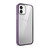 Fusion360 iPhone 12 mini Double Sides Tempered Glass Magnetic Adsorption Metal Frame HD Screen Case  - Light Purple