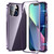 Fusion360 iPhone 13 Magnetic Double-buckle HD Tempered Glass Phone Case - Purple