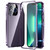 Fusion360 iPhone 13 Pro Max Magnetic Double-buckle HD Tempered Glass Phone Case - Purple