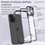 Fusion360 iPhone 13 Pro Max MagSafe HD Spring Buckle Metal Phone Case - Silver
