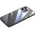 Fusion360 iPhone 14 Pro Metal Frame HD Transparent Phone Case - Black