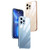 Fusion360 iPhone 14 Pro Metal Frame HD Transparent Phone Case - Sierra Blue