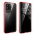 Fusion360 Samsung Galaxy S20 Ultra Magnetic Metal Frame Double-sided Tempered Glass Case - Red