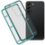 Fusion360 Samsung Galaxy S21 FE 5G HD Magnetic Metal Tempered Glass Phone Case - Green Fusion360 Samsung Galaxy S21 FE 5G HD Magnetic Metal Tempered Glass Phone Case - Green