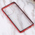 Fusion360 Samsung Galaxy S21 Ultra 5G HD Magnetic Metal Tempered Glass Phone Case - Red