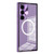 Fusion360 Samsung Galaxy S22 5G MagSafe HD Spring Buckle Metal Phone Case - Purple