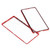 Fusion360 Samsung Galaxy S22 Ultra 5G HD Magnetic Metal Tempered Glass Phone Case - Red