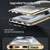 Fusion360 Samsung Galaxy S22 Ultra 5G MagSafe Magnetic HD Frosted Tempered Glass Holder Phone Case - Gold