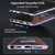 Fusion360 Samsung Galaxy S24 5G HD Full Cover Magsafe Magnetic Metal Tempered Glass Phone Case - Purple