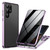 Fusion360 Samsung Galaxy S24 Ultra 5G Anti-peeping Magnetic Double-sided Tempered Glass Phone Case - Purple Fusion360 Samsung Galaxy S24 Ultra 5G Anti-peeping Magnetic Double-sided Tempered Glass Phone Case - Purple