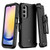 MyBat Pro Antimicrobial Maverick Series Case with Holster for Samsung Galaxy A25 5G - Black / Black