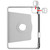 iPad Pro 11 2024 Acrylic 360 Degree Rotation Holder Leather Tablet Case - Fog Grey
