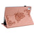 iPad Pro 11 2024 Butterfly Flower Embossed Leather Tablet Case - Rose Gold