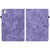 iPad Pro 11 2024 Embossed Tiger Pattern Leather Tablet Case - Purple