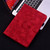iPad Pro 11 2024 Lily Embossed Leather Smart Tablet Case - Red