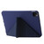 iPad Pro 11 2024 TPU Deformation Flip Leather Tablet Case with Holder - Dark Blue