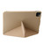 iPad Pro 11 2024 TPU Deformation Flip Leather Tablet Case with Holder - Gold