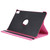 iPad Pro 13 2024 360 Degree Rotation Litchi Texture Leather Tablet Case with Holder - Rose Red