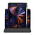 iPad Pro 13 2024 Acrylic 360 Degree Rotation Holder Leather Tablet Case - Black