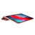 iPad Pro 13 2024 Skin Feel Tri-fold Leather Tablet Case with Pen Slot - Pink