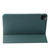 iPad Pro 13 2024 Three-fold Holder Flip Tablet Leather Case - Dark Green