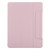 iPad Pro 13 2024 Double-sided Clip Fixed Buckle Magnetic PU Leather Smart Tablet Case - Rose Gold