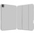 iPad Pro 13 2024 3-fold TPU Smart Leather Tablet Case with Pen Slot - Grey