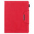 iPad Pro 13 2024 Solid Color Metal Buckle Leather Smart Tablet Case - Red