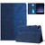 iPad Pro 11 2024 Building Blocks Embossed Leather Smart Tablet Case - Blue