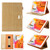 iPad Pro 11 2024 Business Style Horizontal Flip Leather Smart Tablet Case with Holder - Gold