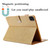 iPad Pro 11 2024 Business Style Horizontal Flip Leather Smart Tablet Case with Holder - Gold