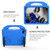 iPad Pro 11 2024 Children EVA Shockproof Tablet Case with Thumb Bracket - Blue