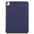 iPad Pro 11 2024 Custer Pure Color 3-Fold Holder Smart Leather Tablet Case - Blue iPad Pro 11 2024 Custer Pure Color 3-Fold Holder Smart Leather Tablet Case - Blue