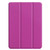 iPad Pro 11 2024 Custer Pure Color 3-Fold Holder Smart Leather Tablet Case - Purple iPad Pro 11 2024 Custer Pure Color 3-Fold Holder Smart Leather Tablet Case - Purple