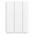 iPad Pro 11 2024 Custer Pure Color 3-Fold Holder Smart Leather Tablet Case - White iPad Pro 11 2024 Custer Pure Color 3-Fold Holder Smart Leather Tablet Case - White