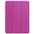 iPad Pro 11 2024 Custer TPU Pure Color 3-Fold Holder Smart Leather Tablet Case with Pen Tray - Purple