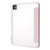 iPad Pro 11 2024 Deformation Transparent Acrylic Leather Tablet Case - Pink