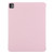 iPad Pro 11 2024 Double-sided Clip Fixed Buckle Magnetic PU Leather Smart Tablet Case - Rose Gold