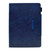 iPad Pro 11 2024 Suede Cross Texture Magnetic Clasp Leather Smart Tablet Case - Blue