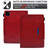 iPad Pro 11 2024 Suede Cross Texture Magnetic Clasp Leather Smart Tablet Case - Red