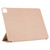 iPad Air 13 2024 / Pro 12.9 2020 Active Buckle Magnetic PU Leather Tablet Case With Holder & Sleep / Wake-up Function - Gold